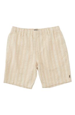 Billabong Larry Jacquard Cotton Pull-on Shorts in Chino