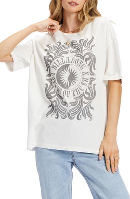 Billabong Lovers of the Sun Cotton Graphic T-Shirt in Salt Crystal