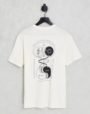 Billabong Manifest t-shirt in off-white