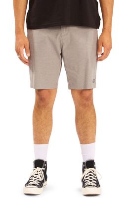 Billabong Men's Crossfire Mid Hybrid Shorts in Gry-Grey