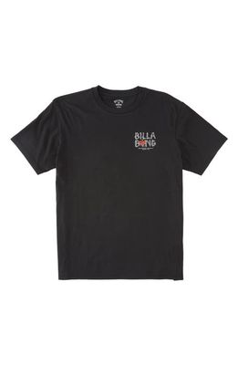 Billabong Shady Graphic T-Shirt in Washed Black