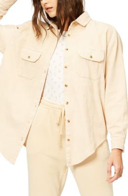Billabong So Stoked Cord Shirt Jacket in Antique 1
