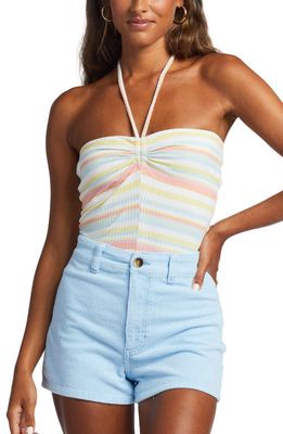 Billabong So Sunny Stripe Halter Top in Multi