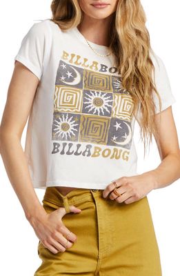 Billabong Stoked All Day Cotton Graphic T-Shirt in Salt Crystal