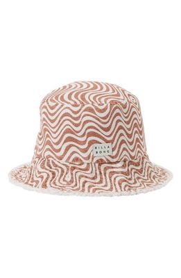 Billabong Suns Out Cavas Bucket Hat in Mocha