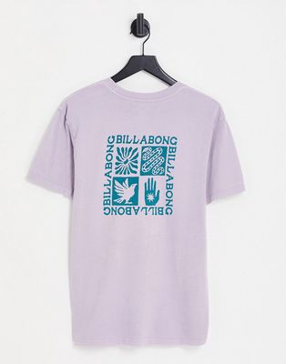 Billabong Synenergy T-shirt in lilac-Purple