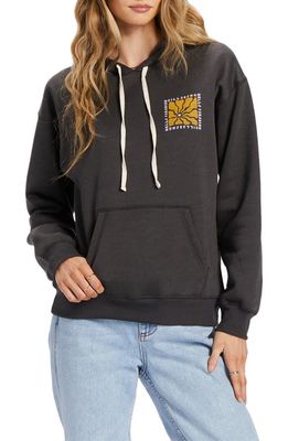 Billabong Take Me to Paradise Graphic Hoodie in Off Black