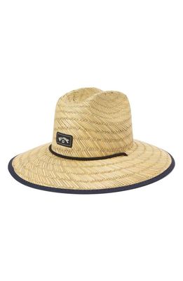 Billabong Tides Print Straw Sun Hat in Aqua