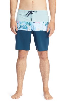 Billabong Tribong Pro Recycled Polyester Swim Trunks in Harbor