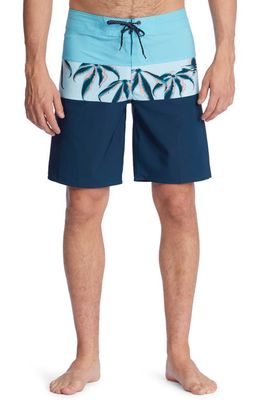 Billabong Tribong Pro Recycled Polyester Swim Trunks in Mist