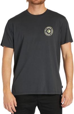Billabong Worshipper Graphic T-Shirt in Washed Black