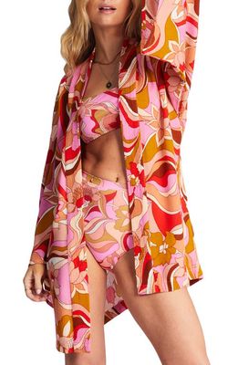 Billabong x Sincerely Jules Loveland Floral Cover-Up Wrap in Multi 1