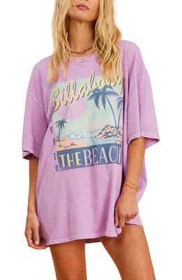 Billabong x The Salty Blonde Easy Shores Oversize Graphic Tee in Lovin Lilac