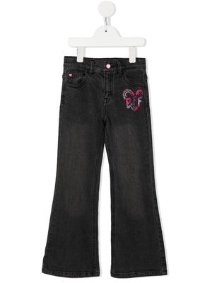 Billieblush BFF-studded flare jeans - Black