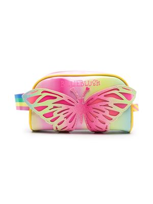Billieblush butterfly-patch gradient pouch - Pink