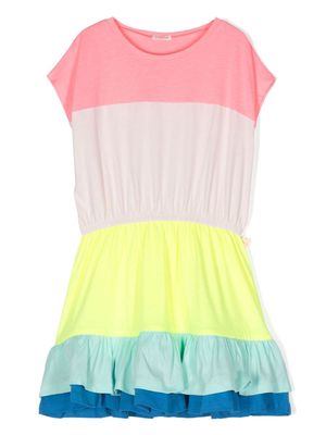 Billieblush colour-block jersey dress - Pink