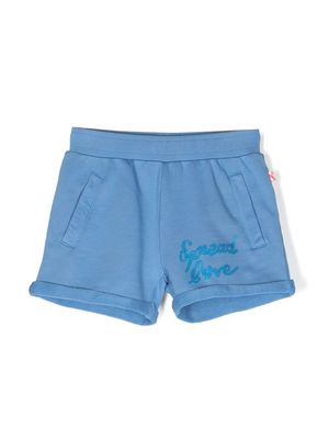 Billieblush cotton track shorts - Blue