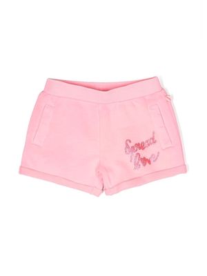 Billieblush glitter-detailed shorts - Pink
