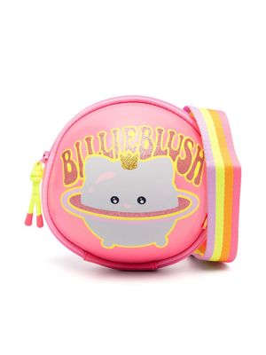 Billieblush glitter-print cross body bag - Pink