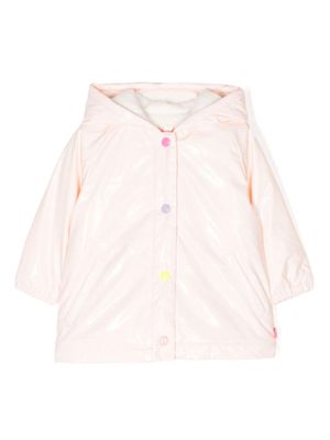 Billieblush graphic-print padded jacket - Pink