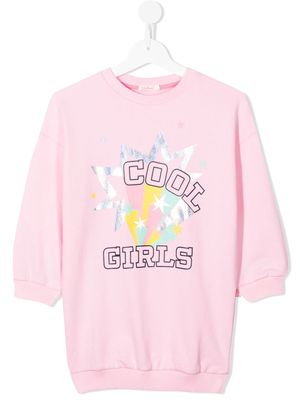 Billieblush graphic-print sweatshirt - Pink
