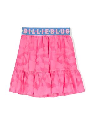 Billieblush heart-print mini skirt - Pink