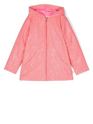 Billieblush holographic-detail raincoat - Pink