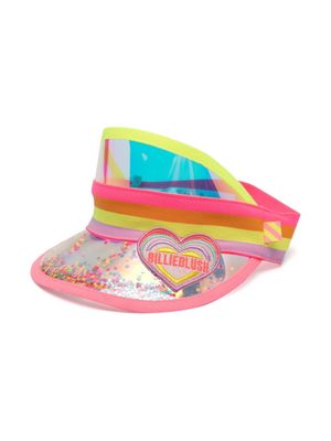 Billieblush logo-patch visor cap - Pink