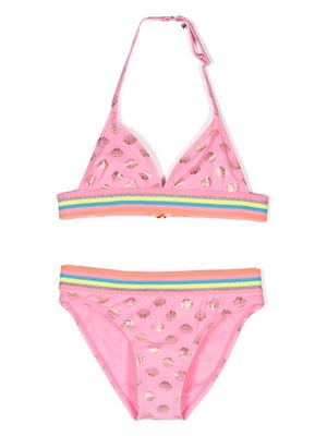 Billieblush sea-shell printed bikini set - Pink