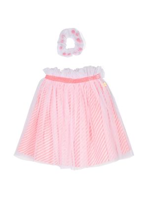 Billieblush striped tulle tutu skirt set - Pink