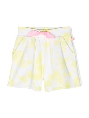 Billieblush tie-dye track shorts - Yellow