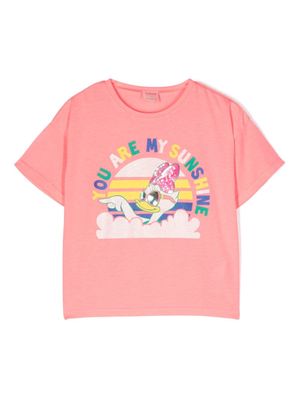 Billieblush x Disney Daisy Duck-print T-shirt - Pink