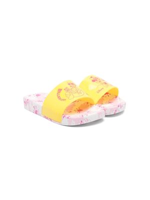 Billieblush xDisney graphic-print slippers - Yellow