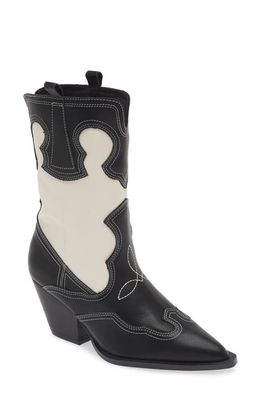 Billini Adriel Western Boot in Black/Ivory