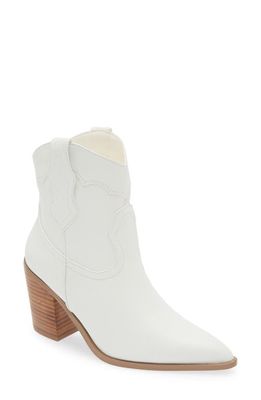 Billini Iskra Pointed Toe Western Boot in White