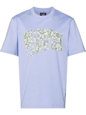 Billionaire Boys Club Arch floral logo-print T-shirt - Blue