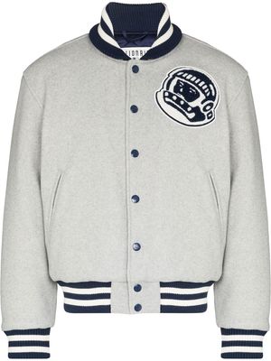 BILLIONAIRE BOYS CLUB Astro embroidered logo bomber jacket - Grey