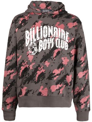 Billionaire Boys Club Astro-logo camouflage-print hoodie - Grey