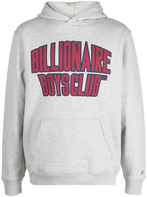 Billionaire Boys Club Astro-patch logo-print hoodie - Grey