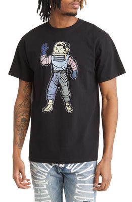Billionaire Boys Club Astronaut Cotton Graphic Tee in Black