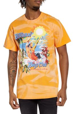Billionaire Boys Club BB Island Dreams Graphic T-Shirt in Flame Orange