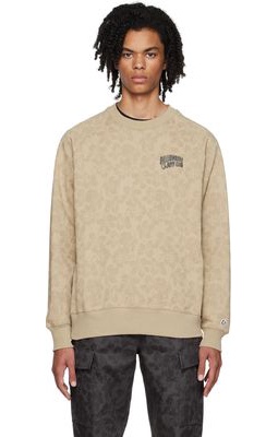 Billionaire Boys Club Beige All Over Print Sweatshirt