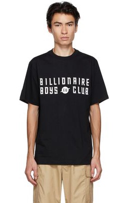 Billionaire Boys Club Black 'EU' Logo T-Shirt