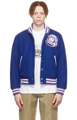 Billionaire Boys Club Blue Astro Varsity Jacket