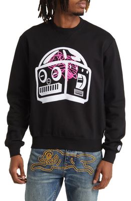 Billionaire Boys Club Brainwaves Embroidered Sweatshirt in Black
