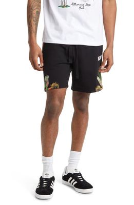 Billionaire Boys Club Cacti Cotton Blend Sweat Shorts in Black