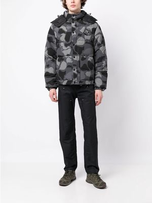 Billionaire Boys Club camouflage-print padded down jacket - Grey
