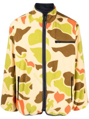 Billionaire Boys Club camouflage-print reversible fleece jacket - Multicolour
