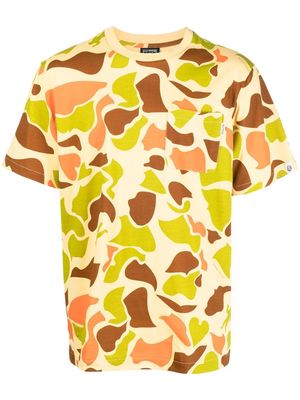 Billionaire Boys Club camouflage-print short-sleeved T-shirt - Green