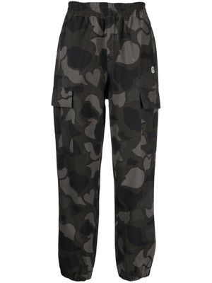 Billionaire Boys Club camouflage-print straight-leg cargo trousers - Grey